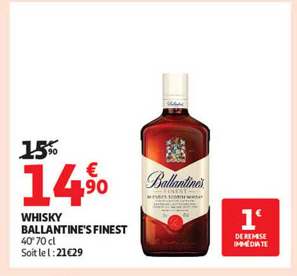 WHISKY BALLANTINE'S FINEST 40° 70 cl