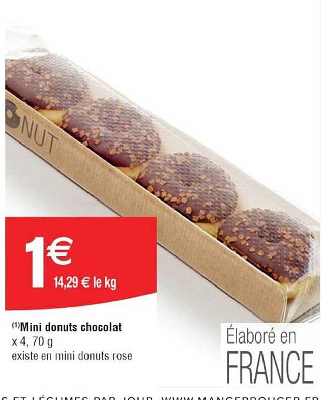 Mini donuts chocolat