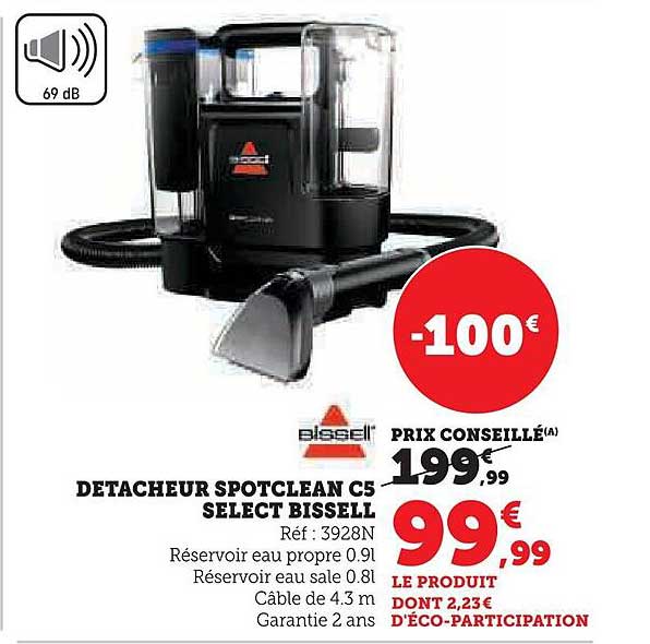 Bissell Spotclean C3 Essential : guide complet
