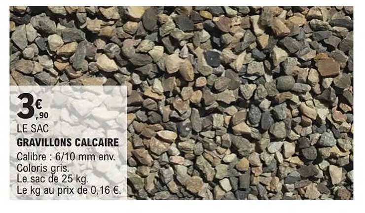 GRAVILLONS CALCAIRE