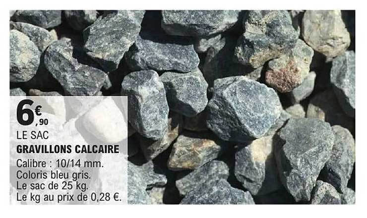 GRAVILLONS CALCAIRE