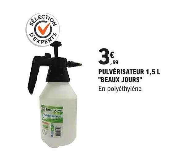 PULVÉRISATEUR 1,5 L "BEAUX JOURS"