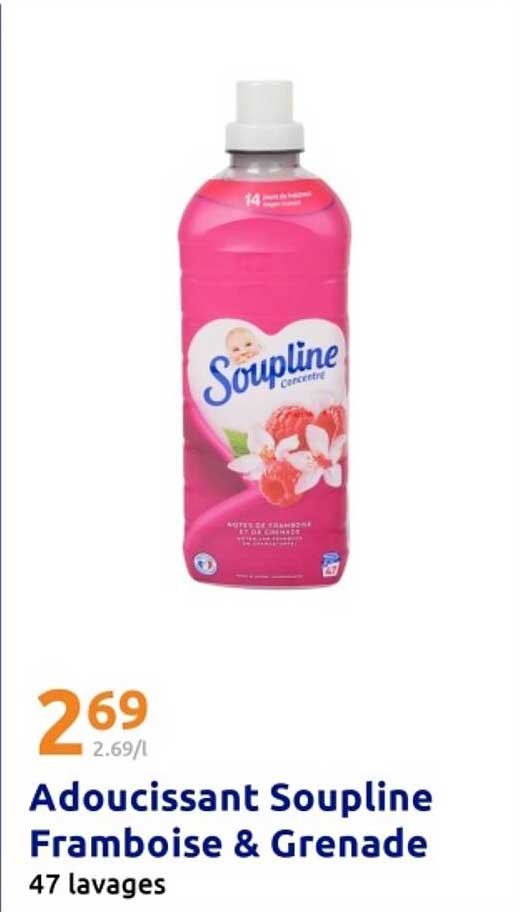 Adoucissant Soupline Framboise & Grenade