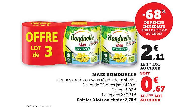MAIS BONDUELLE