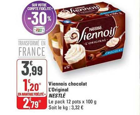 Viennois chocolat L'Original