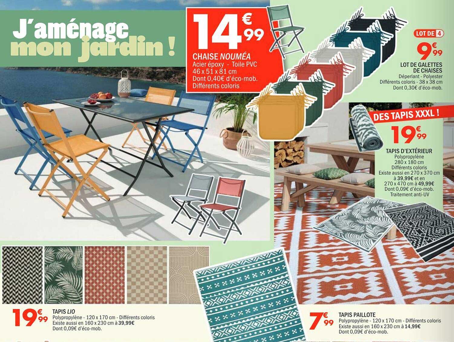 La Foir Fouille Chaise Exterieur