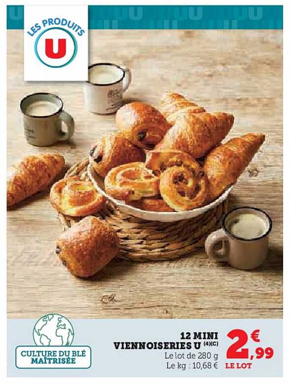 12 MINI VIENNOISERIES U