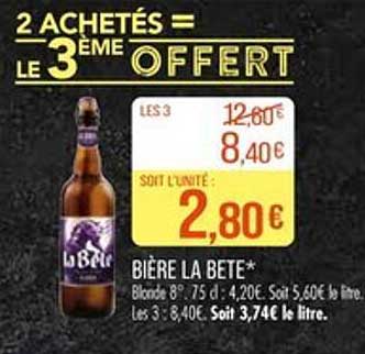 2 ACHETÉS = le 3ème OFFERT