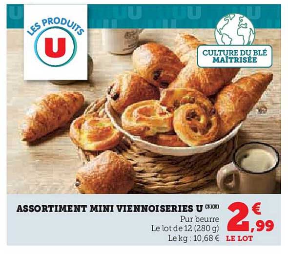 ASSORTIMENT MINI VIENNOISERIES U