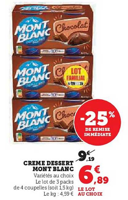 CRÈME DESSERT MONT BLANC