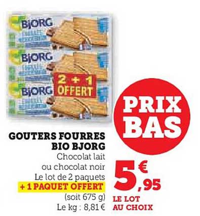 GOUTERS FOURRES BIO BJORG