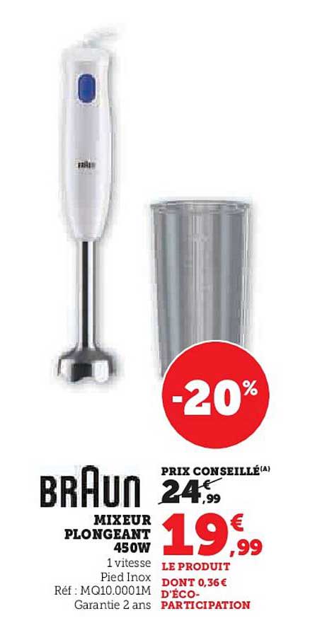 MIXEUR PLONGEANT 450W