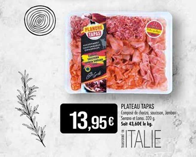 PLATEAU TAPAS
