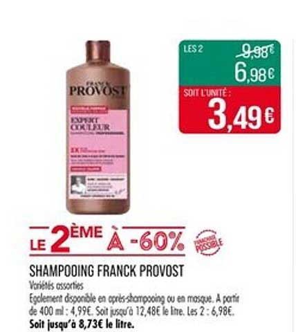 SHAMPOOING FRANCK PROVOST