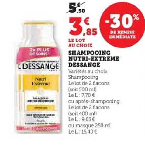 SHAMPOOING NUTRI-EXTREME DESSANGE
