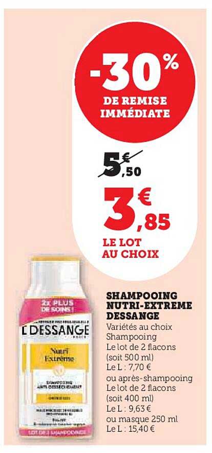 SHAMPOOING NUTRI-EXTREME DESSANGE