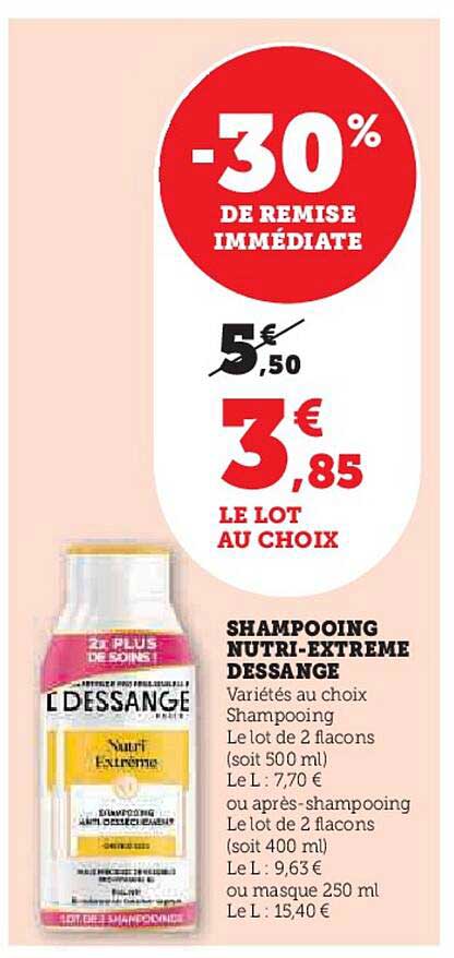 SHAMPOOING NUTRI-EXTREME DESSANGE