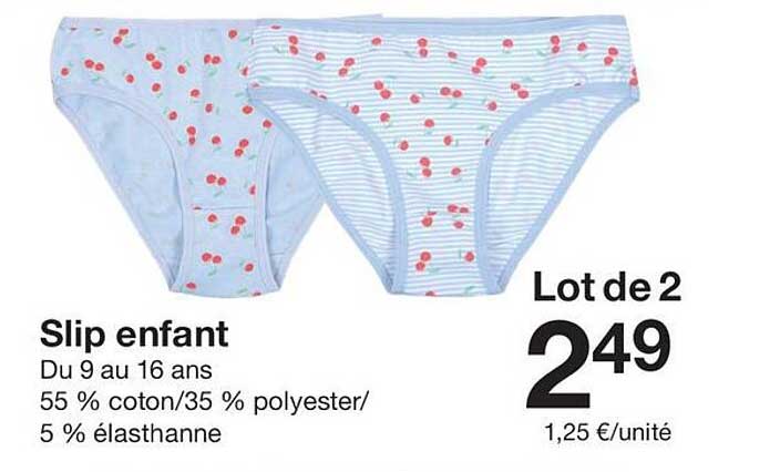 Slip enfant