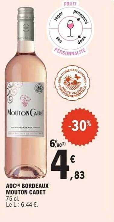AOC Bordeaux Mouton Cadet