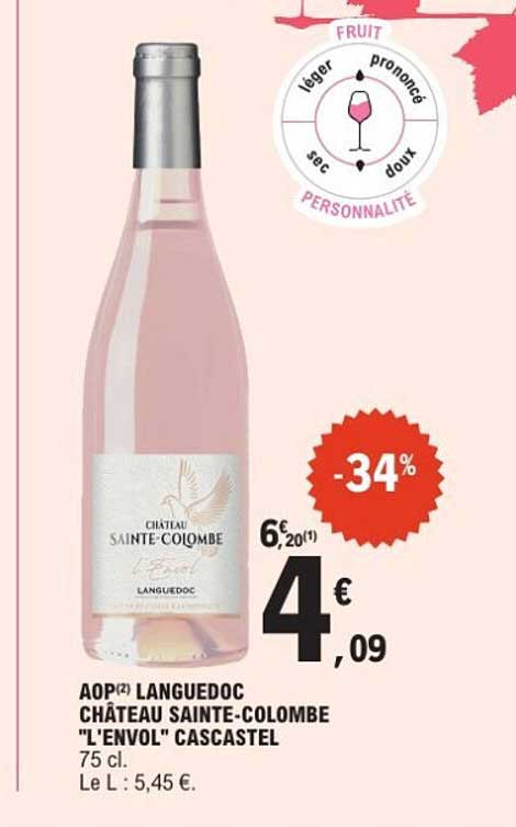 AOP Languedoc Château Sainte-Colombe "L'Envol" Cascatel