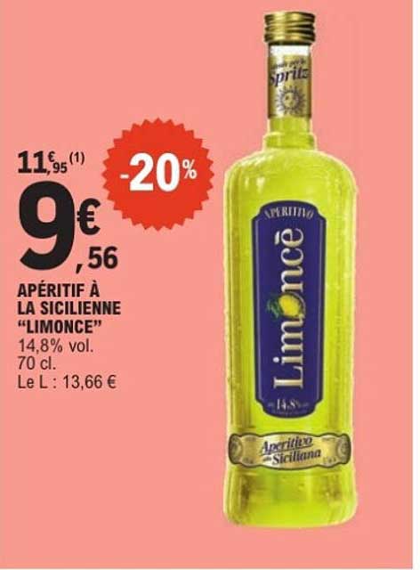 APÉRITIF À LA SICILIENNE “LIMONCÈ”