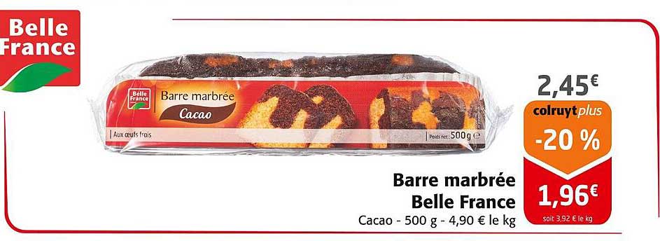 Barre marbrée Belle France