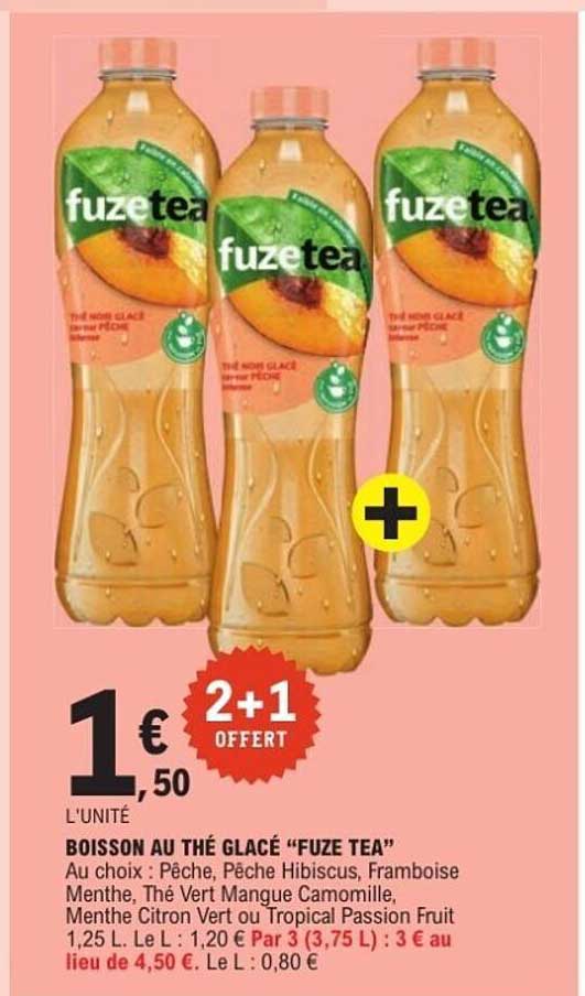 BOISSON AU THÉ GLACÉ "FUZE TEA"