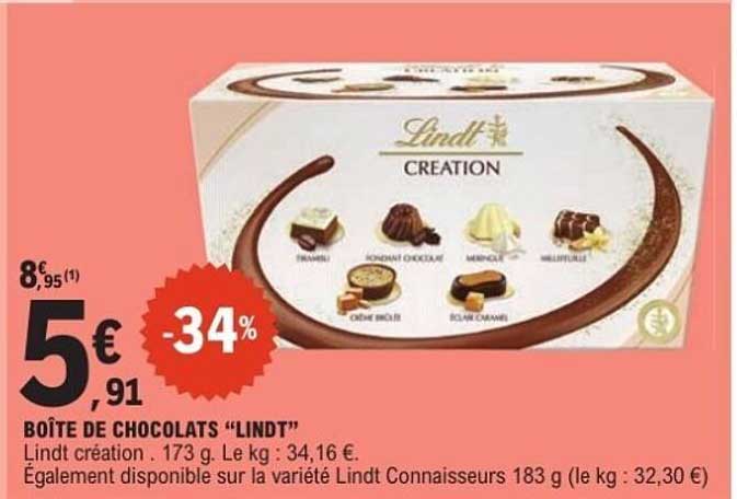 BOÎTE DE CHOCOLATS “LINDT”