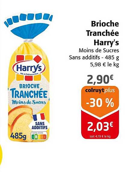 Brioche Tranchée Harry's