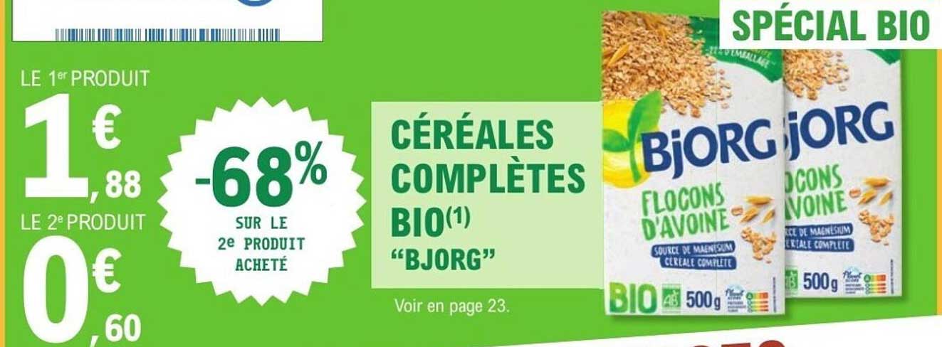 CÉRÉALES COMPLÈTES BIO "BJORG"