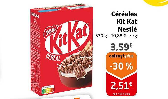 Céréales Kit Kat Nestlé
