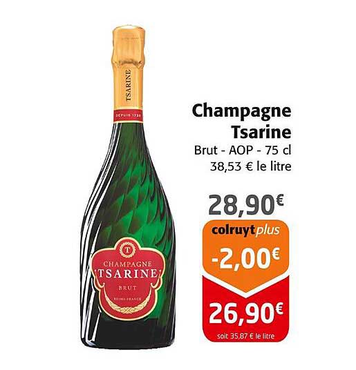 Champagne Tsarine Brut - AOP - 75 cl
