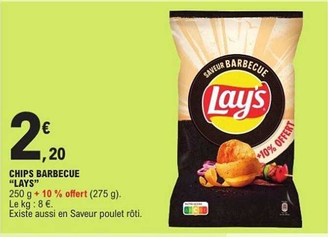 CHIPS BARBECUE “LAYS”