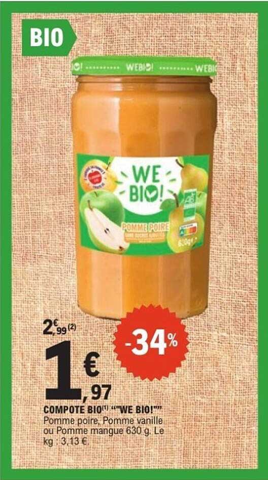COMPOTE BIO WE BIO !