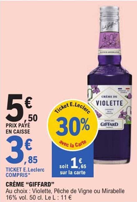 CRÈME “GIFFARD”