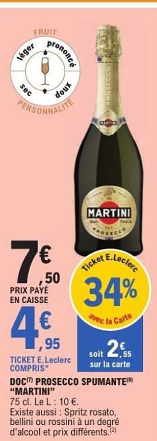 DOC(7) PROSECCO SPUMANTE(®) "MARTINI"