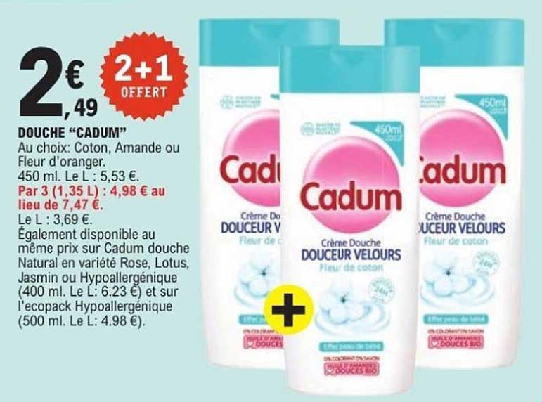 DOUCHE “CADUM”