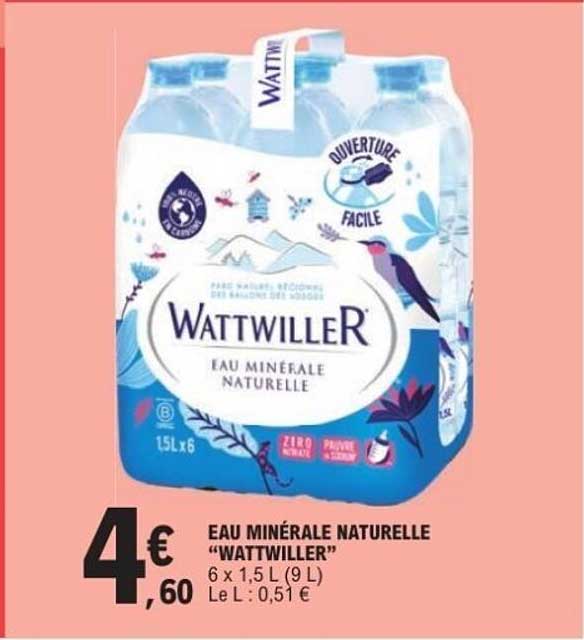 EAU MINÉRALE NATURELLE "WATTWILLER"