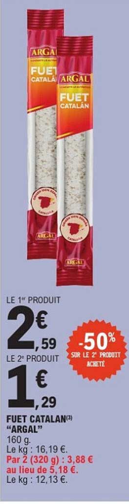 FUET CATALAN "ARGAL"
