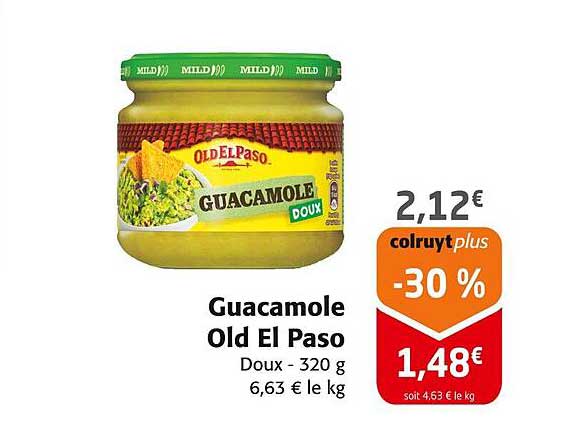 Guacamole Old El Paso Doux - 320 g