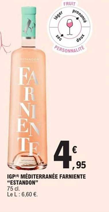 IGP(4) MÉDITERRANÉE FARNIENTE "ESTANDON"