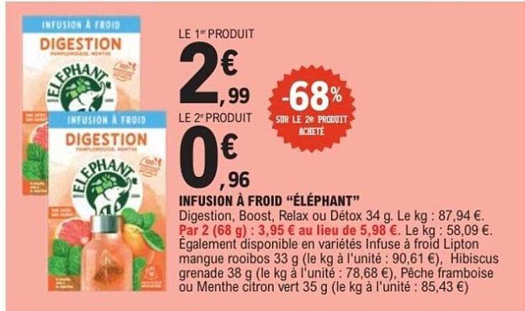 INFUSION À FROID "ÉLÉPHANT"