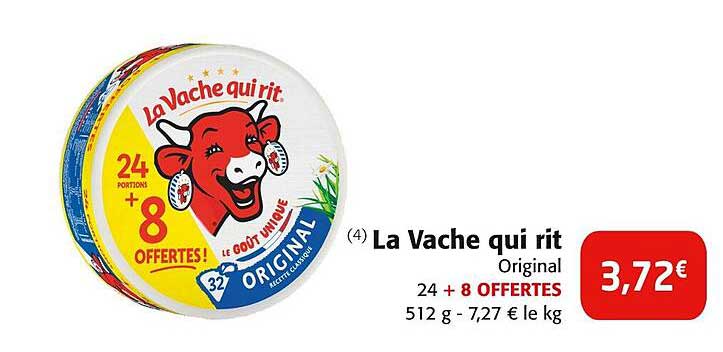 La Vache qui rit Original 24 + 8 OFFERTES