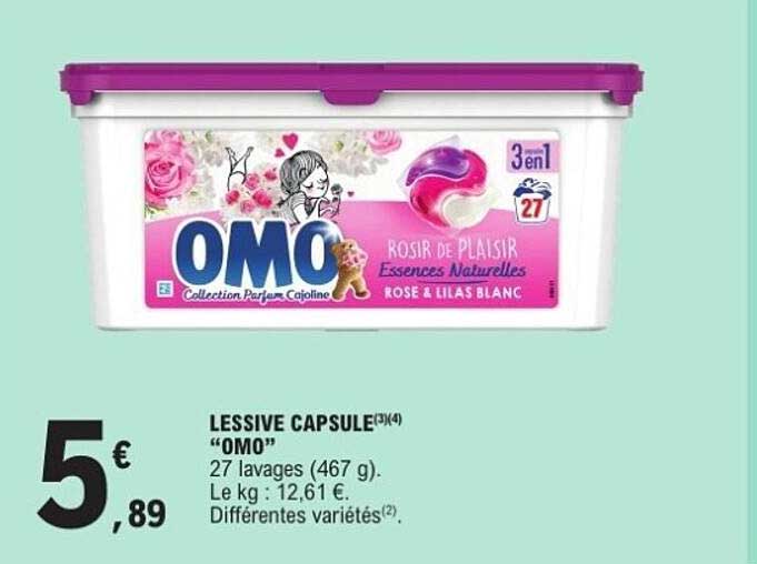 LESSIVE CAPSULE “OMO”