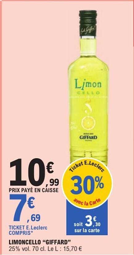 Limoncello “Giffard”