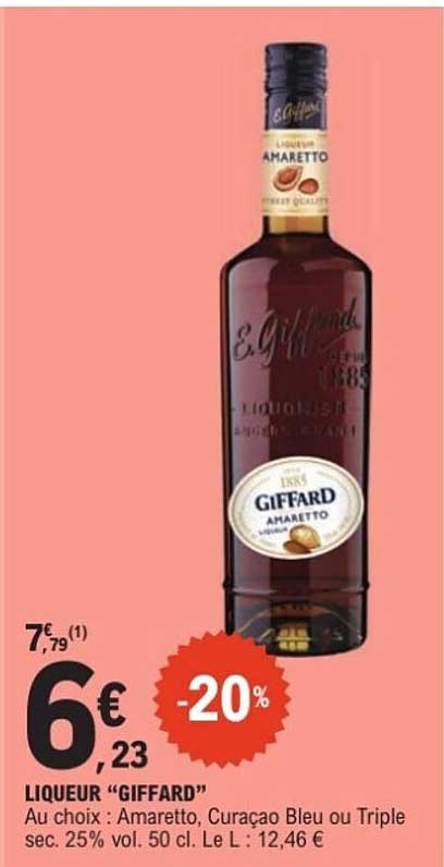 LIQUEUR “GIFFARD”