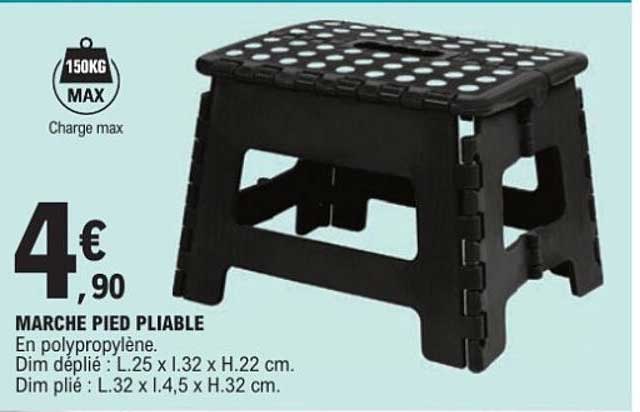 MARCHE PIED PLIABLE