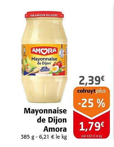 Mayonnaise de Dijon Amora