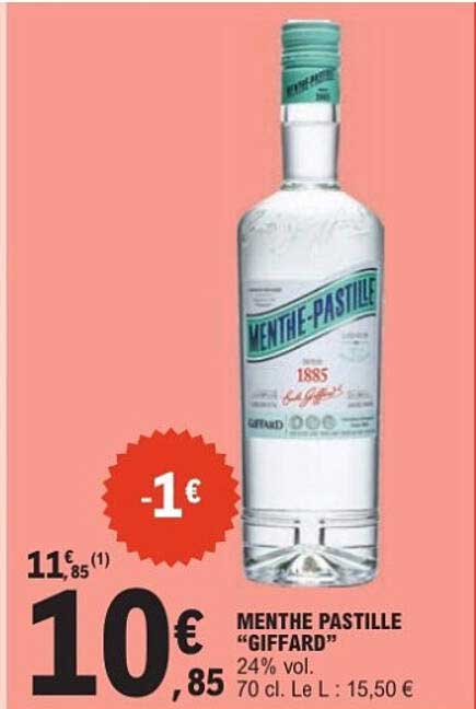 MENTHE PASTILLE “GIFFARD”