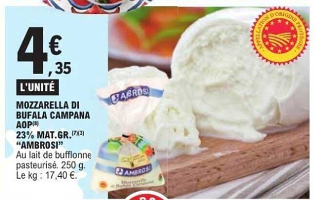 MOZZARELLA DI BUFALA CAMPANA AOP